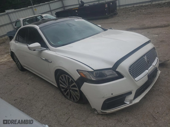 2018 Lincoln Continental Select with VIN 1LN6L9TK1J5601632, listed as a Copart auction lot 72309624 with 110,029 mi miles and Salvage Title. Bid and sale history available at carsss.com. Image 4.