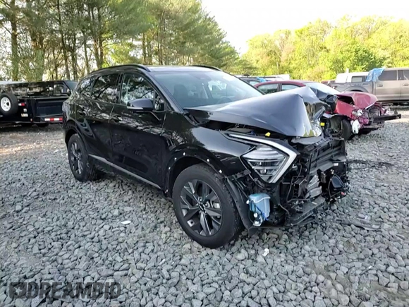2024 Kia Sportage SX-Prestige with VIN KNDPXCDGXR7132125, listed as a Copart auction lot 55395565 with Not provided miles and Salvage title. Bid and sale history available at DreamBid. Image 14.