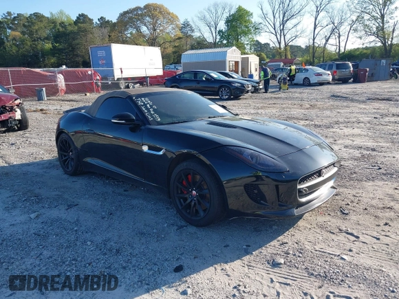 2015 Jaguar F-Type V6 with VIN SAJWA6ET7F8K15559, listed as a IAAI auction lot 41955374 with 89,257 mi miles and . Bid and sale history available at DreamBid. Image 1.