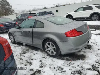 2006 Infiniti G35 Coupe with VIN JNKCV54E36M719048, listed as a Copart auction lot 83320084 with 177,353 mi miles and Salvage Title. Bid and sale history available at carsss.com. Image 2.