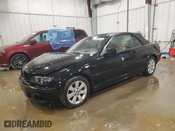 2006 BMW 3 Series 325Ci with VIN WBABW33416PX86590, listed as a Copart auction lot 41859105 with 111,978 mi miles and Non Repairable. Bid and sale history available at carsss.com. Image 1.