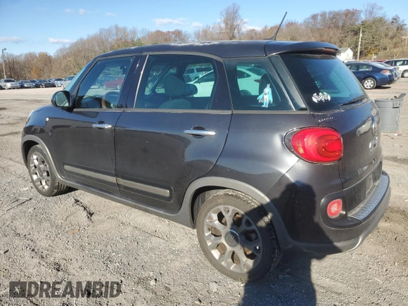2014 FIAT 500L Trekking with VIN ZFBCFADH9EZ020500, listed as a Copart auction lot 81260564 with 75,433 mi miles and Salvage Title. Bid and sale history available at carsss.com. Image 2.