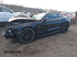 2022 Ford Mustang GT with VIN 1FA6P8CF9N5111439, listed as a IAAI auction lot 38715762 with 1 mi miles. Bid and sale history available at carsss.com. Image 2.