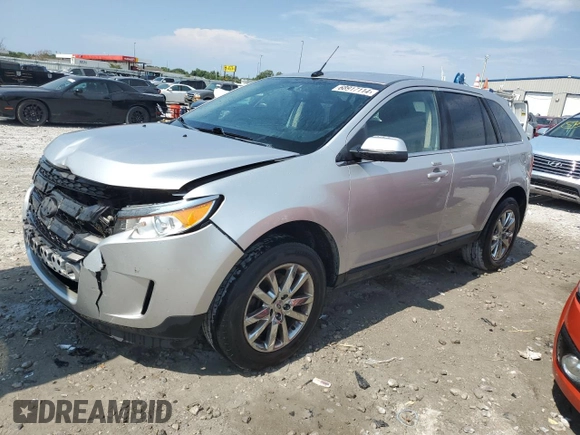 2013 Ford Edge Limited with VIN 2FMDK4KC2DBC18158, listed as a Copart auction lot 68917114 with 135,300 mi miles and Salvage Title. Bid and sale history available at carsss.com. Image 1.