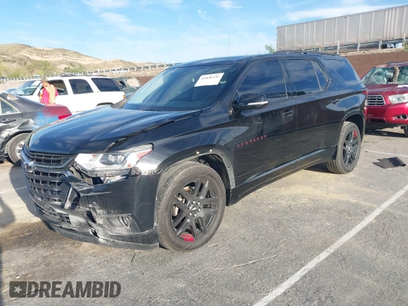 2019 Chevrolet Traverse Premier with VIN 1GNERKKW2KJ243838, listed as a IAAI auction lot 41830336 with 109,087 mi miles. Bid and sale history available at carsss.com. Image 17.