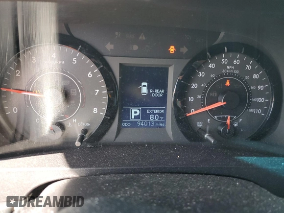 2016 Toyota Sienna LE AAS with VIN 5TDKK3DC0GS753270, listed as a Copart auction lot 53881415 with 94,013 mi miles and Salvage Title. Bid and sale history available at carsss.com. Image 9.