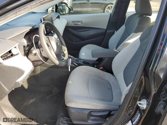 2020 Toyota Corolla LE with VIN JTDEPRAEXLJ070572, listed as a Copart auction lot 50246035 with 47,736 mi miles and Salvage Title. Bid and sale history available at carsss.com. Image 7.