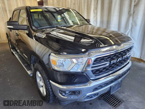 2022 Ram 1500 Big Horn z VIN 1C6RRFFG4NN269611, wystawiony jako IAAI lot #42566377 z przebiegiem 97 169 mil mil oraz . Historia ofert i sprzedaży dostępna na DreamBid. Obrazek 9.