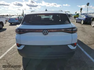 2021 Volkswagen ID.4 Pro with VIN WVGRMPE20MP056544, listed as a Copart auction lot 43246963 with 25,461 mi miles. Bid and sale history available at carsss.com. Image 6.