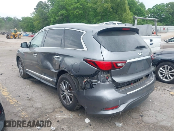 2020 Infiniti QX60 Luxe with VIN 5N1DL0MN9LC538922, listed as a IAAI auction lot 42028937 with 81,169 mi miles and . Bid and sale history available at DreamBid. Image 3.