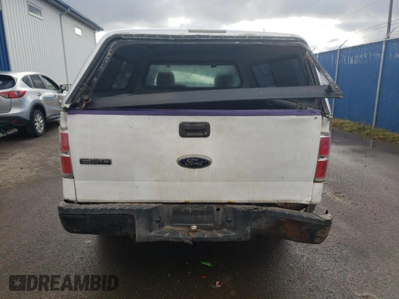 2010 Ford F-150 XL with VIN 1FTMF1C80AKE27627, listed as a Copart auction lot 82574584 with 360,892 mi miles and Salvage Title. Bid and sale history available at carsss.com. Image 6.