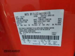 2014 Ford F-150 XL z VIN 1FTMF1EF3EFB43371, wystawiony jako Copart lot #51939745 z przebiegiem 199 871 mil mil oraz Szkoda całkowita • Salvage title. Historia ofert i sprzedaży dostępna na DreamBid. Obrazek 12.
