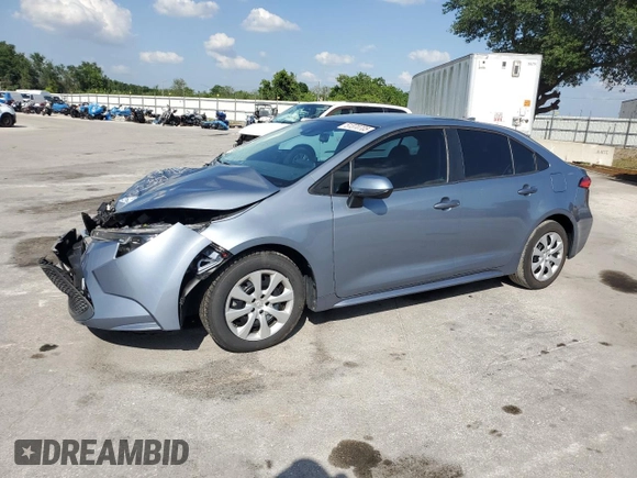 2021 Toyota Corolla LE with VIN 5YFEPMAE8MP236376, listed as a Copart auction lot 51370705 with 43,029 mi miles and Salvage Title. Bid and sale history available at carsss.com. Image 1.