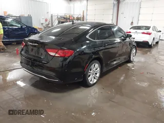 2015 Chrysler 200 Limited with VIN 1C3CCCAB9FN690174, listed as a IAAI auction lot 41330163 with 123,633 mi miles and . Bid and sale history available at carsss.com. Image 4.