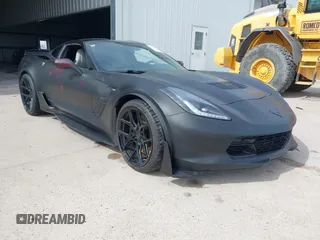2017 Chevrolet Corvette Grand Sport 2LT with VIN 1G1YY2D70H5105112, listed as a IAAI auction lot 41610621 with 60,283 mi miles. Bid and sale history available at carsss.com. Image 1.