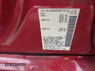 2016 Nissan Altima SL with VIN 1N4AL3AP1GC264898, listed as a IAAI auction lot 42093306 with 115,429 mi miles and . Bid and sale history available at carsss.com. Image 9.