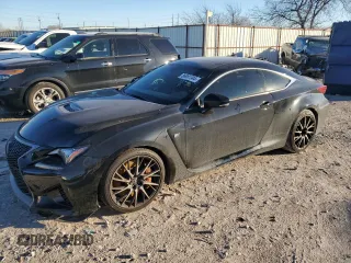 2017 Lexus RC F with VIN JTHHP5BC2H5006561, listed as a Copart auction lot 86981344 with 40,121 mi miles and Salvage Title. Bid and sale history available at carsss.com. Image 1.