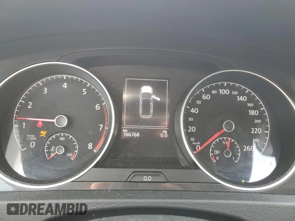 2019 Volkswagen Golf S z VIN 3VW117AU0KM522703, wystawiony jako Copart lot #60806215 z przebiegiem 166 768 mil mil oraz Szkoda całkowita • Salvage title. Historia ofert i sprzedaży dostępna na DreamBid. Obrazek 9.