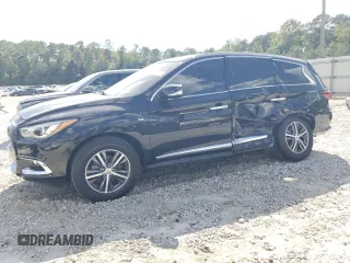 2020 Infiniti QX60 Pure with VIN 5N1DL0MN6LC532964, listed as a Copart auction lot 74000484 with 59,676 mi miles and Salvage Title. Bid and sale history available at DreamBid. Image 1.