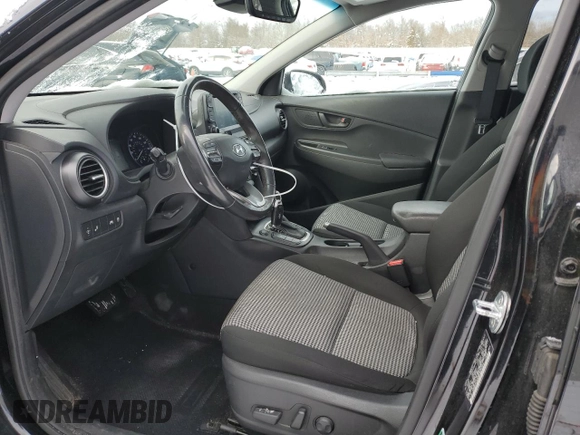 2021 Hyundai Kona SEL Plus with VIN KM8K6CAA8MU626504, listed as a Copart auction lot 87601905 with 127,729 mi miles and Salvage Title. Bid and sale history available at carsss.com. Image 7.