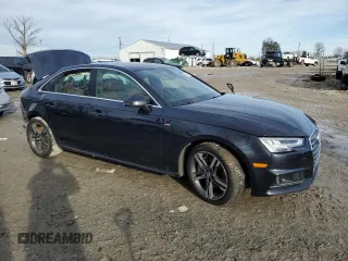2017 Audi A4 Prestige with VIN WAUFNAF45HN062548, listed as a Copart auction lot 85159044 with 135,812 mi miles and Salvage Title. Bid and sale history available at carsss.com. Image 4.