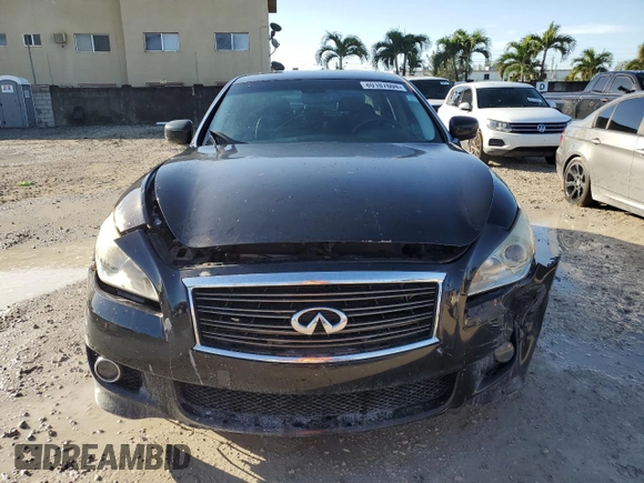 2013 Infiniti M37 with VIN JN1BY1AP3DM512274, listed as a Copart auction lot 80187604 with 153,988 mi miles and Salvage Title. Bid and sale history available at carsss.com. Image 5.