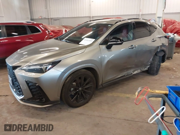 2024 Lexus NX with VIN 2T2KGCEZXRC037942, listed as a IAAI auction lot 41681489 with 8,625 mi miles. Bid and sale history available at carsss.com. Image 18.