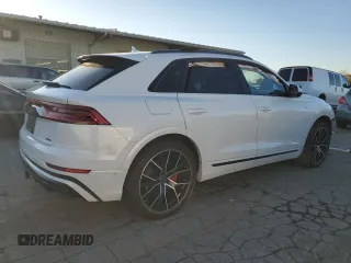 2022 Audi Q8 Prestige with VIN WA1FVBF14ND004473, listed as a Copart auction lot 78958544 with 0 mi miles and Salvage Title. Bid and sale history available at carsss.com. Image 3.