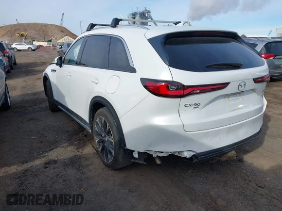 2024 Mazda CX-90 Premium with VIN JM3KKDHA2R1134742, listed as a IAAI auction lot 41575953 with 17,968 mi miles and . Bid and sale history available at DreamBid. Image 3.