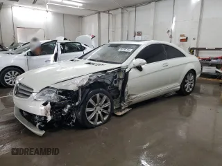 2008 Mercedes-Benz CL-Class V8 with VIN WDDEJ71X78A015887, listed as a Copart auction lot 86195154 with 108,137 mi miles and Salvage Title. Bid and sale history available at carsss.com. Image 1.