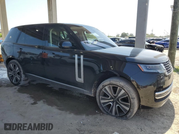 2023 Land Rover Range Rover with VIN SALK1BE72PA033361, listed as a Copart auction lot 55916455 with 37,877 mi miles and Salvage Title. Bid and sale history available at DreamBid. Image 4.