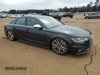 2013 Audi S6 Prestige with VIN WAUJ2AFC5DN092735, listed as a Copart auction lot 46706135 with 75,841 mi miles and Clean Title. Bid and sale history available at carsss.com. Image 4.