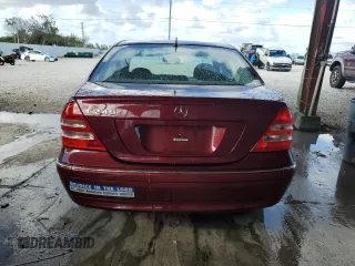 2002 Mercedes-Benz C with VIN WDBRF61JX2E002763, listed as a Copart auction lot 80010164 with 56,332 mi miles and Clean Title. Bid and sale history available at carsss.com. Image 6.