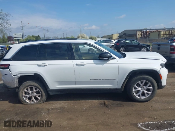 2022 Jeep Grand Cherokee Limited with VIN 1C4RJHBG0N8521421, listed as a IAAI auction lot 42177684 with 46,058 mi miles and . Bid and sale history available at DreamBid. Image 13.