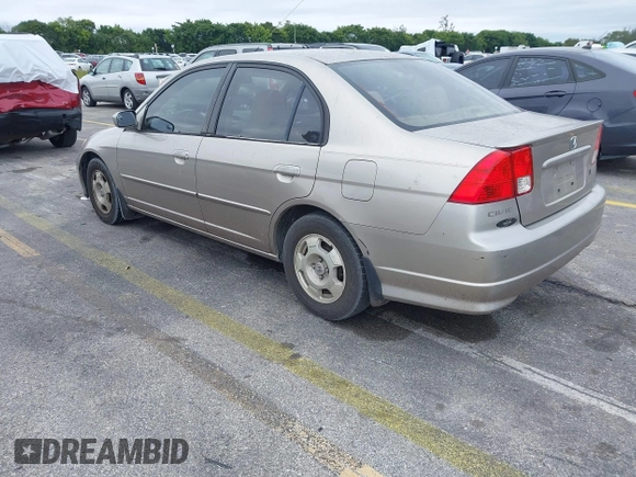 2005 Honda Civic z VIN JHMES96605S019996, wystawiony jako IAAI lot #41415953 z przebiegiem 174 554 mil mil oraz . Historia ofert i sprzedaży dostępna na DreamBid. Obrazek 3.