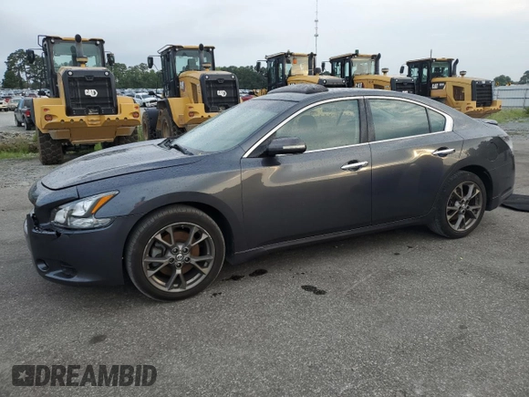 2012 Nissan Maxima SV with VIN 1N4AA5AP5CC869938, listed as a Copart auction lot 62964455 with 122,587 mi miles and Clean title. Bid and sale history available at DreamBid. Image 1.