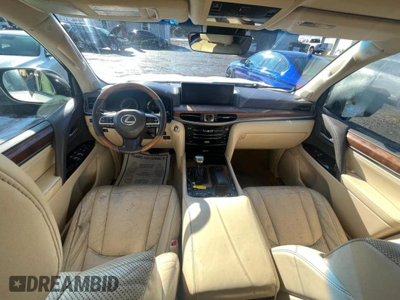 2016 Lexus LX 570 with VIN JTJHY7AX4G4217339, listed as a Copart auction lot 47264915 with 110,617 mi miles and Clean title. Bid and sale history available at DreamBid. Image 9.