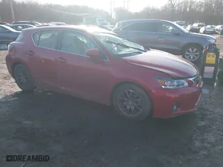 2012 Lexus CT 200h with VIN JTHKD5BH6C2094597, listed as a IAAI auction lot 41519462 with 100,783 mi miles. Bid and sale history available at carsss.com. Image 1.