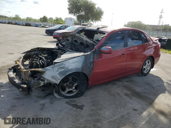 2008 Subaru Impreza Sedan (Natl) i w/Premium Pkg with VIN JF1GE61658H503130, listed as a Copart auction lot 53175745 with 0 mi miles and Salvage Title. Bid and sale history available at carsss.com. Image 1.