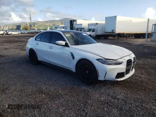 2021 BMW M3 with VIN WBS53AY05MFK75687, listed as a Copart auction lot 41403913 with 23,226 mi miles. Bid and sale history available at carsss.com. Image 4.