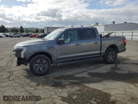 2023 Ford F-150 Lightning Pro with VIN 1FT6W1EV0PWG34788, listed as a Copart auction lot 54454805 with 11,432 mi miles and Salvage title. Bid and sale history available at DreamBid. Image 1.