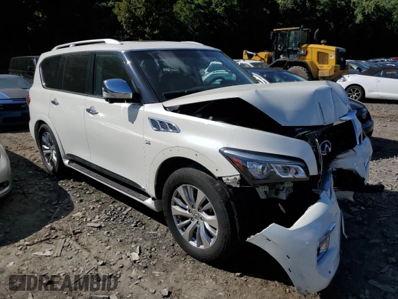 2016 Infiniti QX80 with VIN JN8AZ2NC5G9402910, listed as a Copart auction lot 67541834 with 174,471 mi miles and Salvage Title. Bid and sale history available at carsss.com. Image 4.