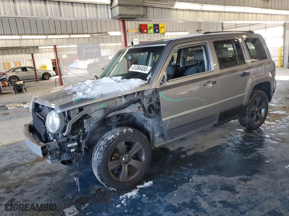 2017 Jeep Patriot Sport with VIN 1C4NJPBA9HD202387, listed as a Copart auction lot 41384455 with 99,457 mi miles and Salvage Title. Bid and sale history available at carsss.com. Image 1.