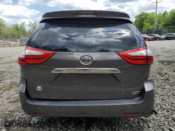 2016 Toyota Sienna Limited с VIN 5TDDK3DC5GS130154, выставлен на аукционе Copart как лот 55903525 с пробегом 71 124 миль миль и Списание • Salvage title. История ставок и продаж доступна на DreamBid. Изображение 6.