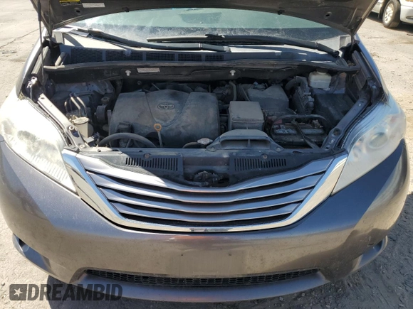 2017 Toyota Sienna with VIN 5TDDZ3DC0HS167688, listed as a Copart auction lot 52880065 with 109,104 mi miles and Salvage Title. Bid and sale history available at DreamBid. Image 12.