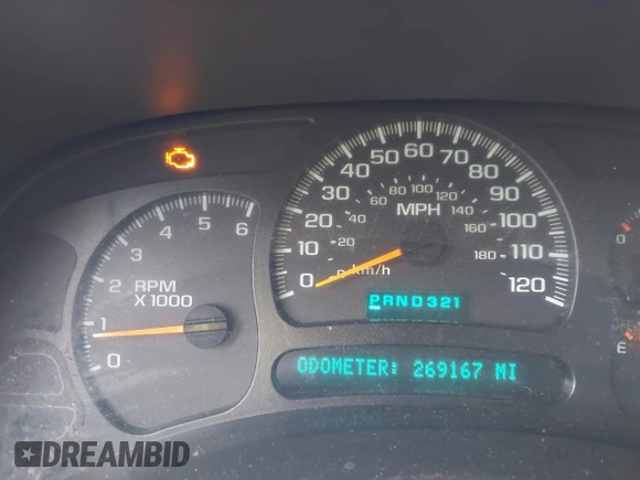 2003 GMC Yukon SLT with VIN 1GKEC13Z33R175358, listed as a IAAI auction lot 41801299 with 269,167 mi miles. Bid and sale history available at carsss.com. Image 7.
