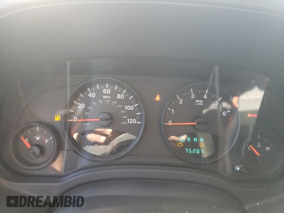 2013 Jeep Patriot Sport z VIN 1C4NJRBB8DD263521, wystawiony jako Copart lot #56344365 z przebiegiem 75 287 mil mil oraz Szkoda całkowita • Salvage title. Historia ofert i sprzedaży dostępna na DreamBid. Obrazek 9.