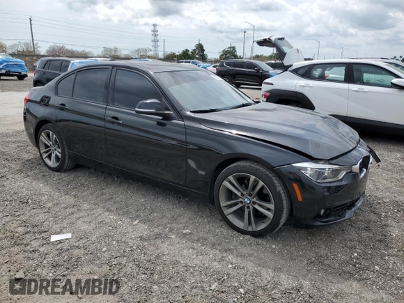 2016 BMW 3 Series 328i with VIN WBA8E9C54GK647559, listed as a Copart auction lot 50257465 with 120,983 mi miles and Salvage Title. Bid and sale history available at DreamBid. Image 4.