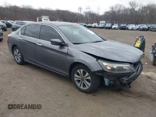 2014 Honda Accord LX z VIN 1HGCR2F3XEA293747, wystawiony jako IAAI lot #41733999 z przebiegiem 114 085 mil mil oraz . Historia ofert i sprzedaży dostępna na DreamBid. Obrazek 1.