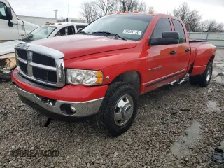 2005 Dodge Ram 3500 SLT with VIN 3D7MS48C85G744732, listed as a Copart auction lot 83205114 with 252,344 mi miles and Salvage Title. Bid and sale history available at carsss.com. Image 1.